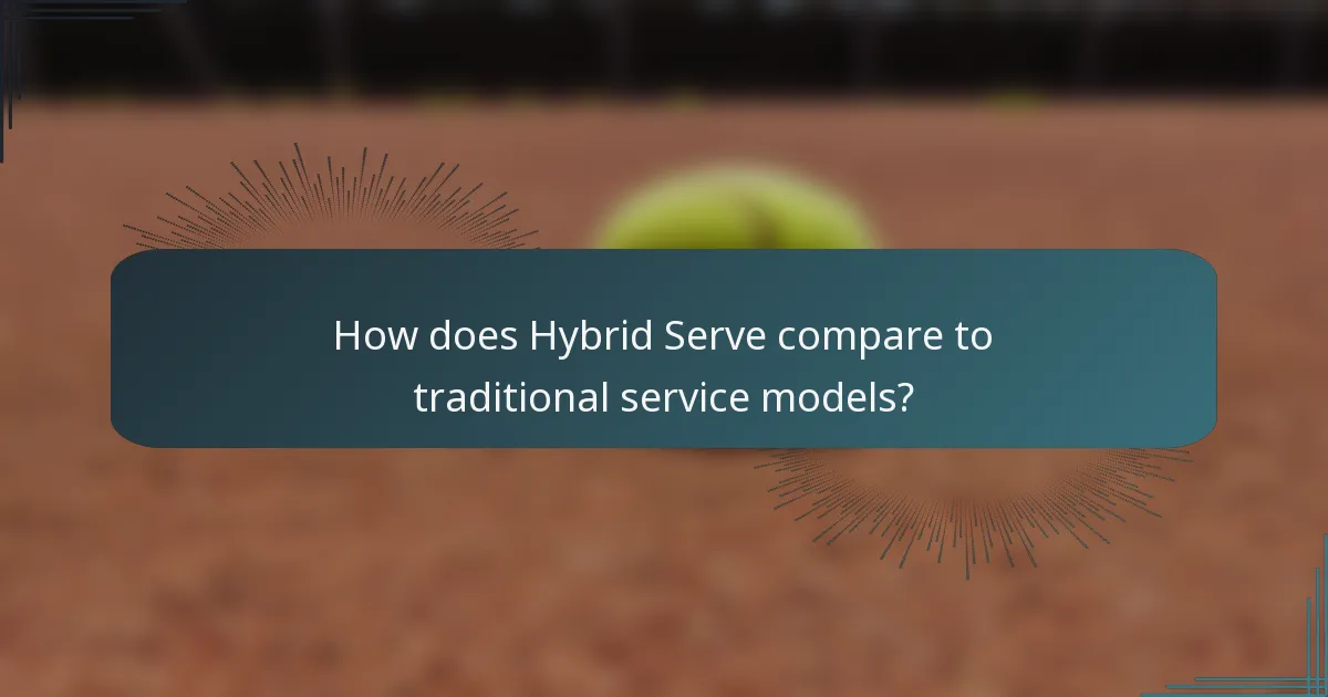How does Hybrid Serve compare to traditional service models?
